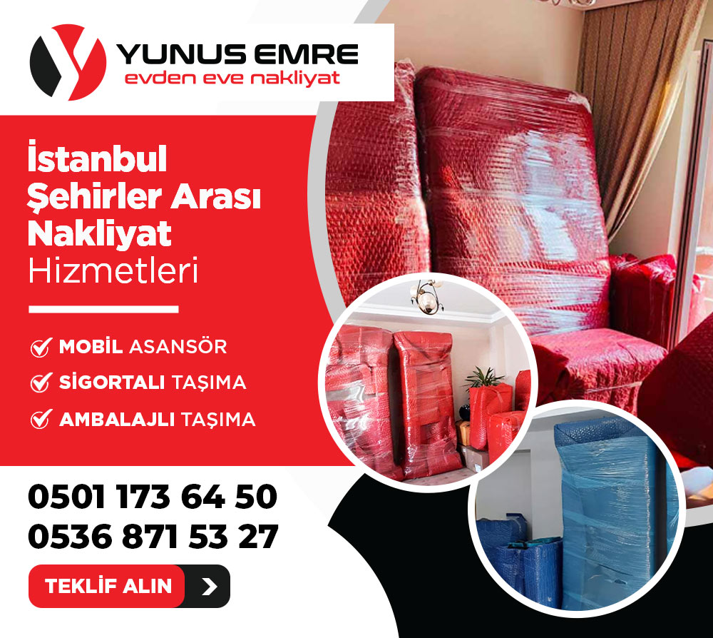 İstanbul Evden Eve Nakliyat - Yunus Emre Nakliyat